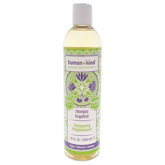 HUMAN + KIND - NWT Grapefruit Shampoo & Conditioner Duo/12.1 oz Each/Vegan - Picture 4 of 15